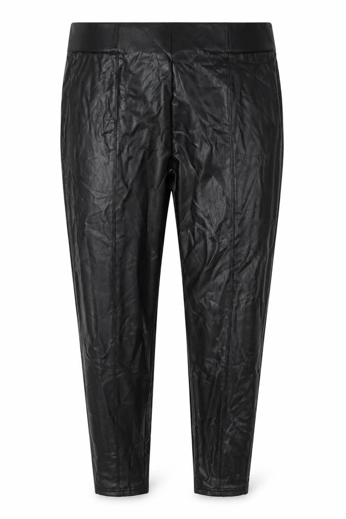 Marks and Spencer Womens Black Polyester Pedal Pusher Trousers Size 20 L29 in Regular