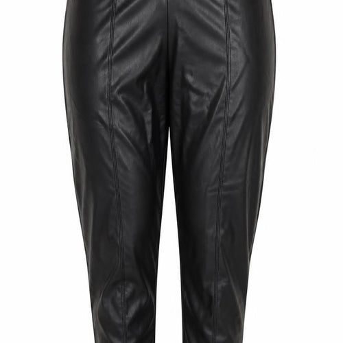 Marks and Spencer Womens Black Polyester Pedal Pusher Trousers Size 20 L27 in Regular