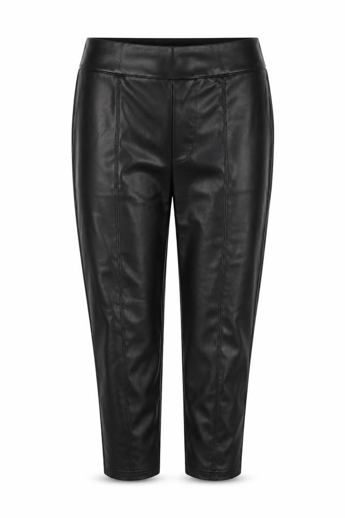 Marks and Spencer Womens Black Polyester Pedal Pusher Trousers Size 18 L26 in Regular