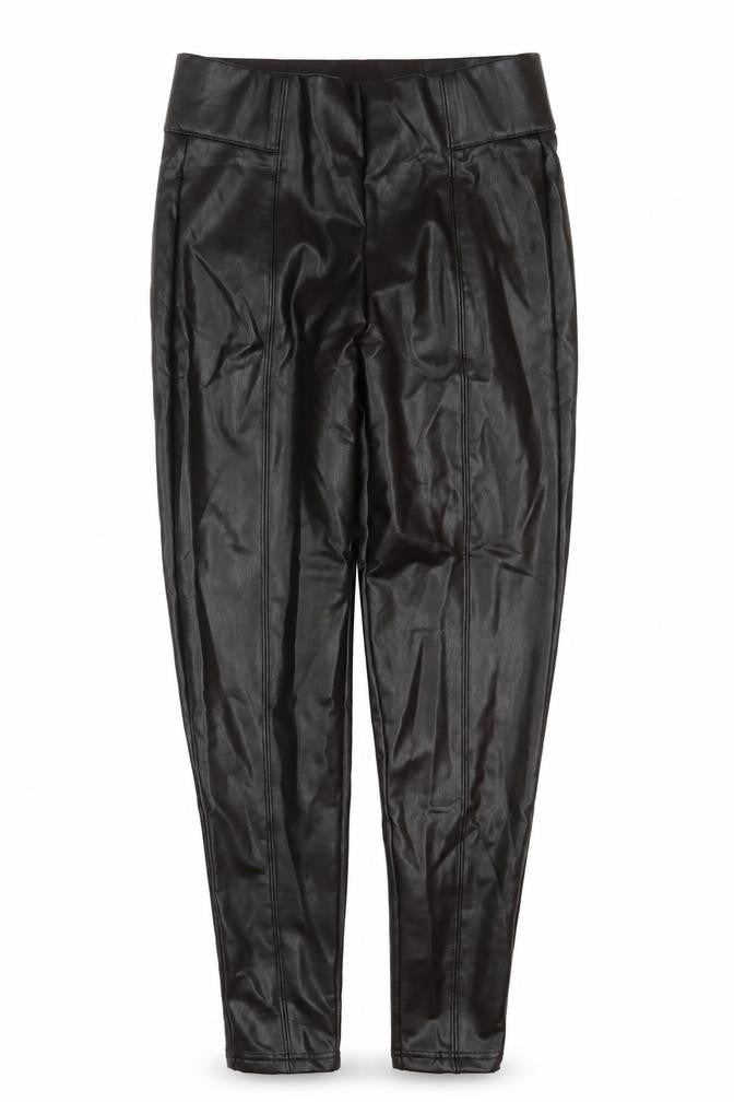 Marks and Spencer Womens Brown Polyester Pedal Pusher Trousers Size 8 L25 in Regular