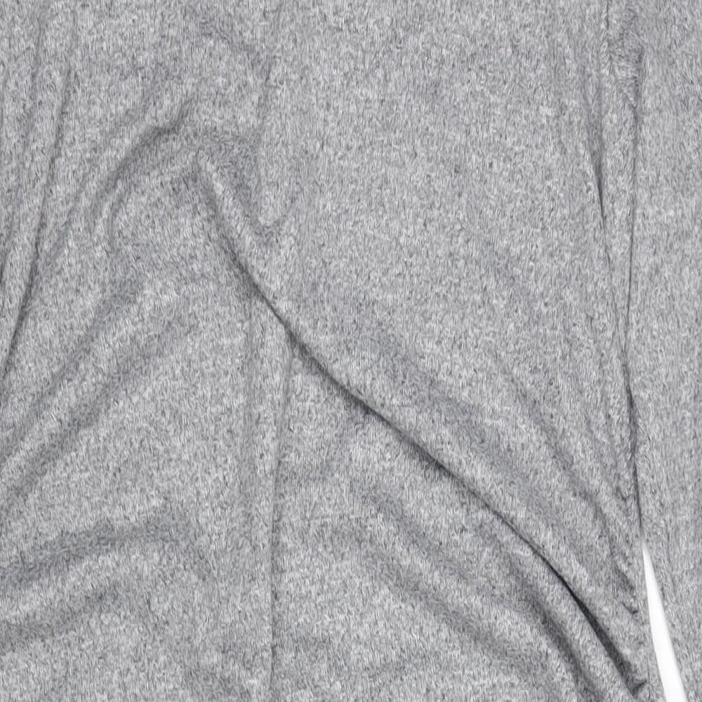 Marks and Spencer Womens Grey Polyester Jumper Dress Size 20 Round Neck Pullover