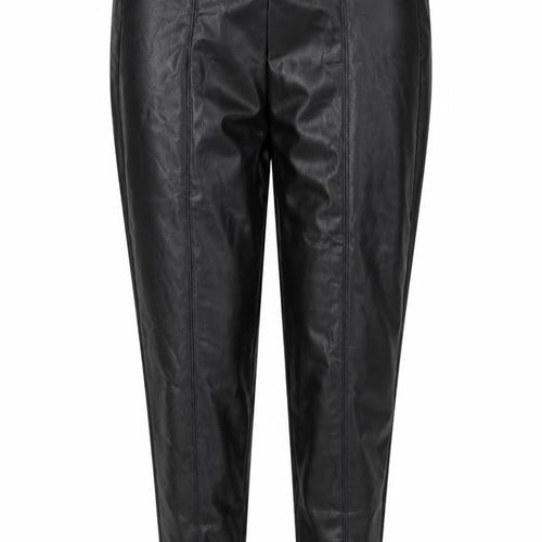 Marks and Spencer Womens Black Polyester Pedal Pusher Trousers Size 8 L25 in Regular