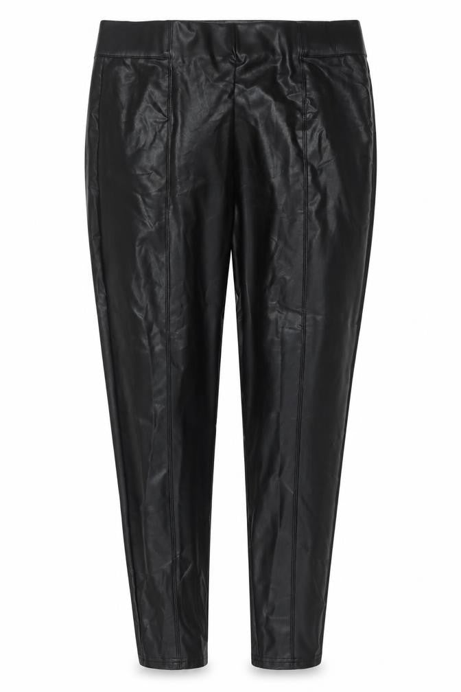 Marks and Spencer Womens Black Polyester Pedal Pusher Trousers Size 18 L29 in Regular