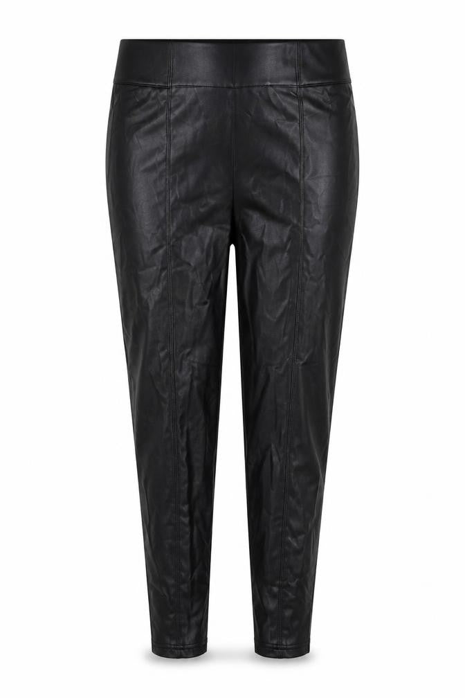 Marks and Spencer Womens Black Polyester Trousers Size 18 L24 in Regular - Short