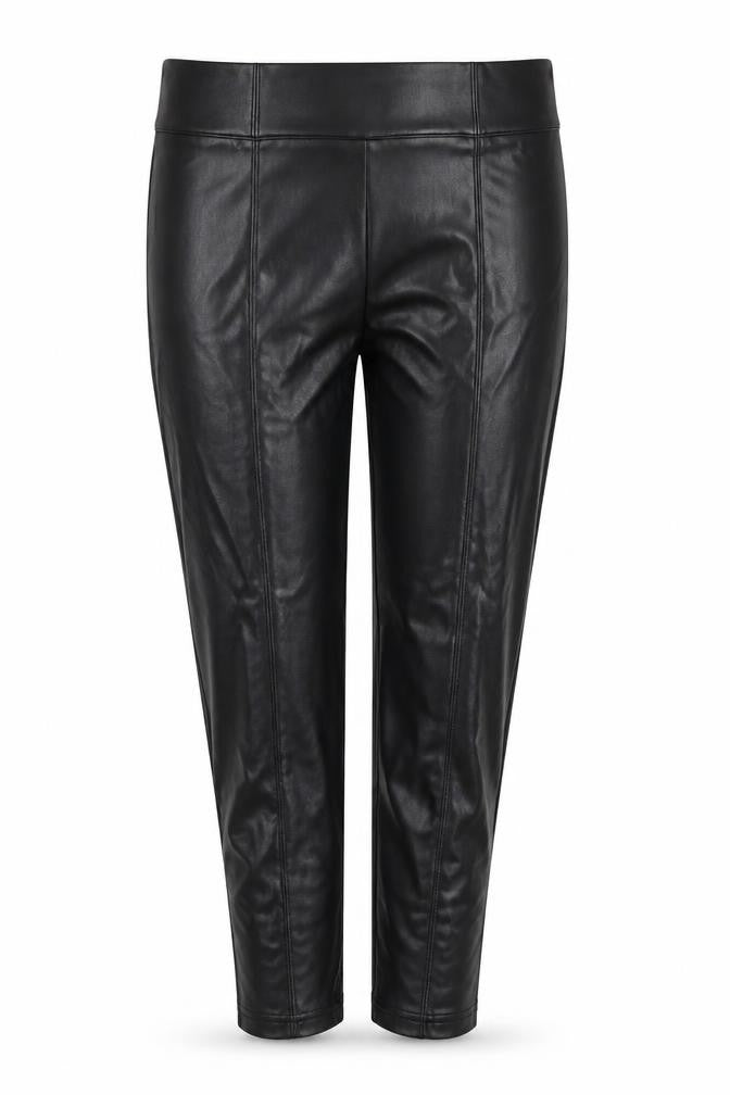 Marks and Spencer Womens Black Polyester Pedal Pusher Trousers Size 20 L27 in Regular