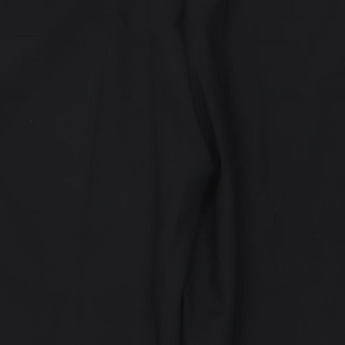 Marks and Spencer Womens Black Polyester Trousers Size 20 L29 in Regular Zip