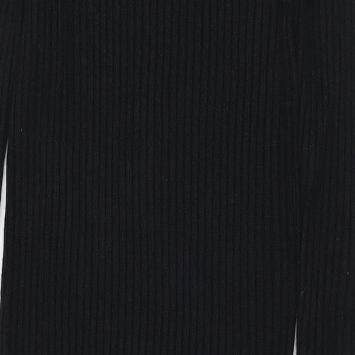 Marks and Spencer Womens Black Polyester Jumper Dress Size XS Round Neck Pullover