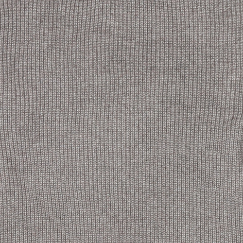 Marks and Spencer Womens Beige V-Neck Polyester Cardigan Jumper Size M