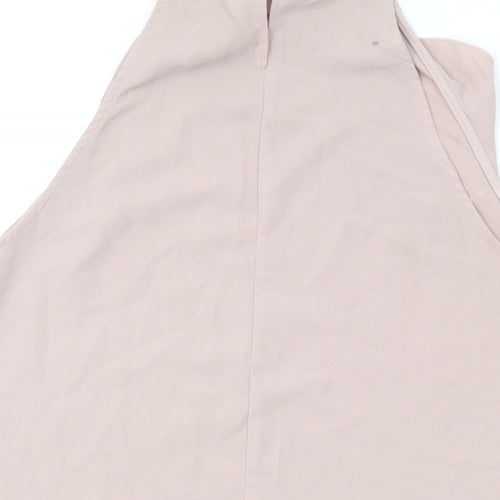 New Look Womens Pink Polyester Basic Blouse Size 16 Halter