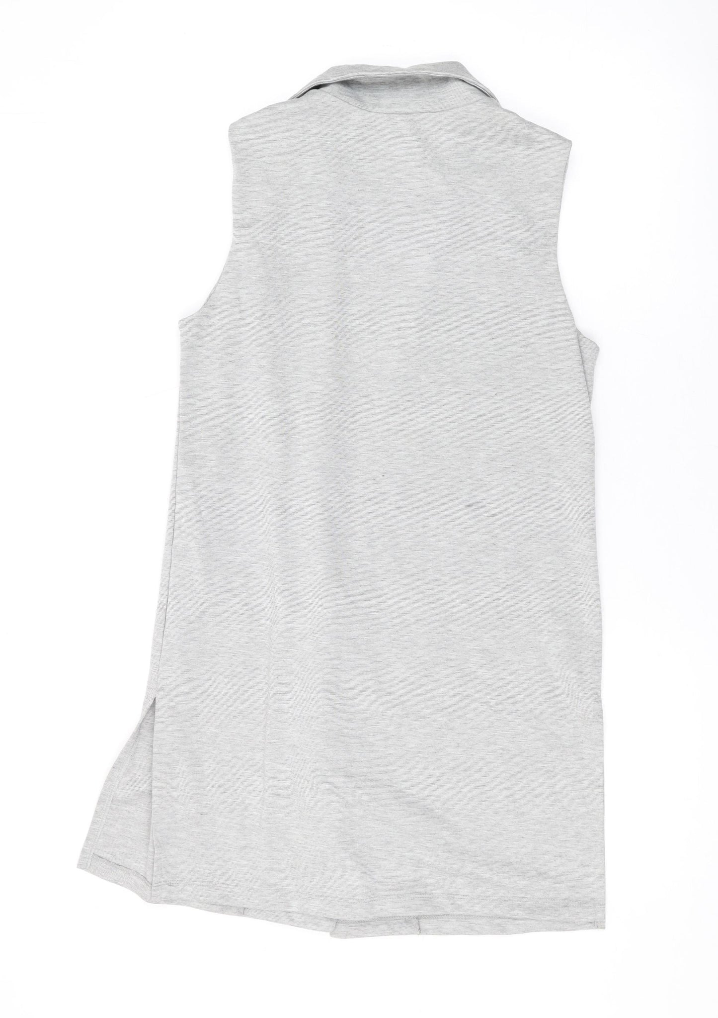 New Look Womens Grey Gilet Blazer Size 10