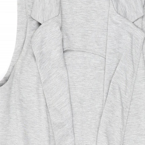 New Look Womens Grey Gilet Blazer Size 10