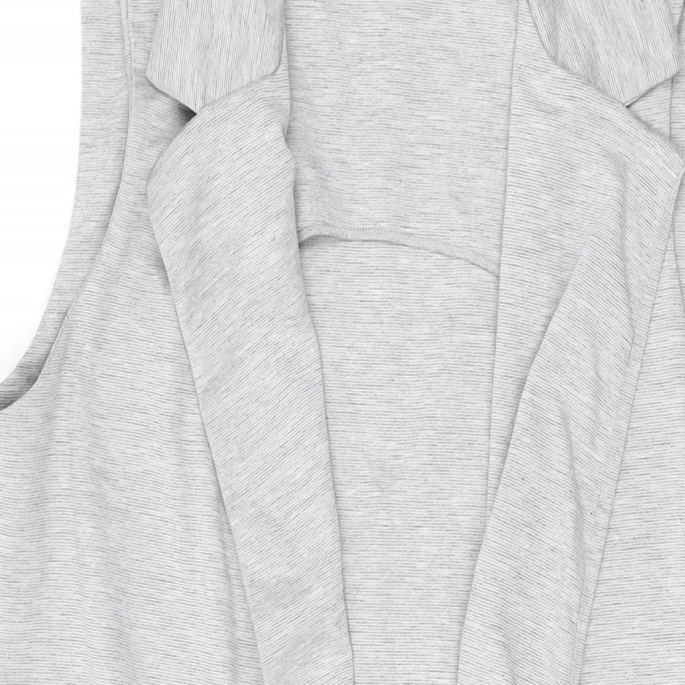 New Look Womens Grey Gilet Blazer Size 10