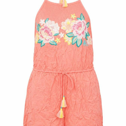 Accessorize Womens Pink Viscose Playsuit One-Piece Size M L3 in Tie