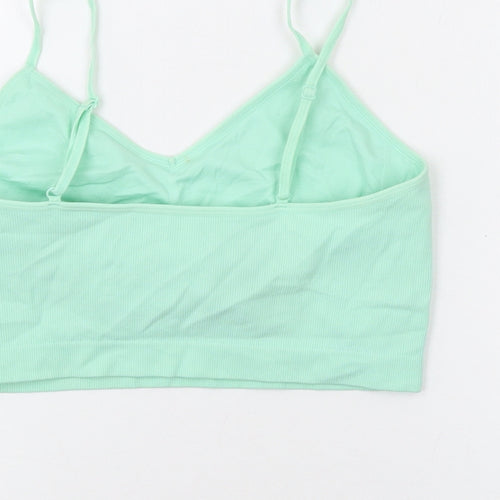 Powerpuff Girls Womens Green Nylon Camisole Tank Size 10 V-Neck