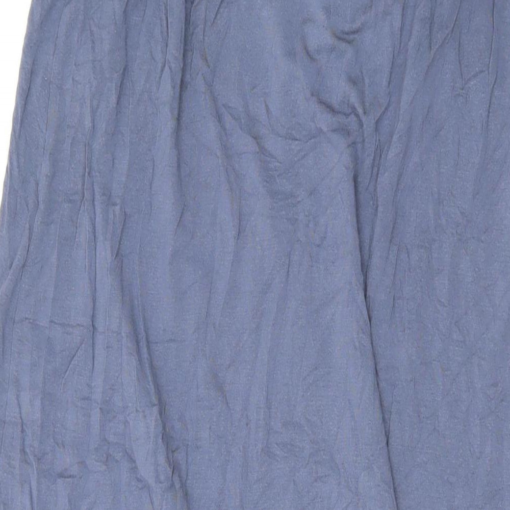 Cyberjammies Womens Blue Solid Modal Chemise Gown Size 14
