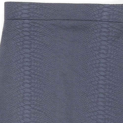 Marks and Spencer Womens Blue Polyester Straight & Pencil Skirt Size 12