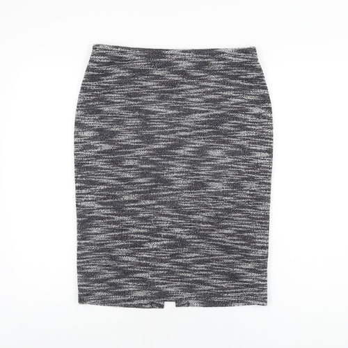 Marks and Spencer Womens Blue Polyester Straight & Pencil Skirt Size 12