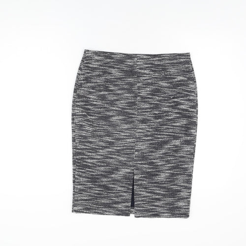 Marks and Spencer Womens Blue Polyester Straight & Pencil Skirt Size 12