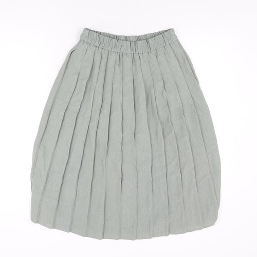 Berkertex Womens Grey Polyester Swing Skirt Size 10