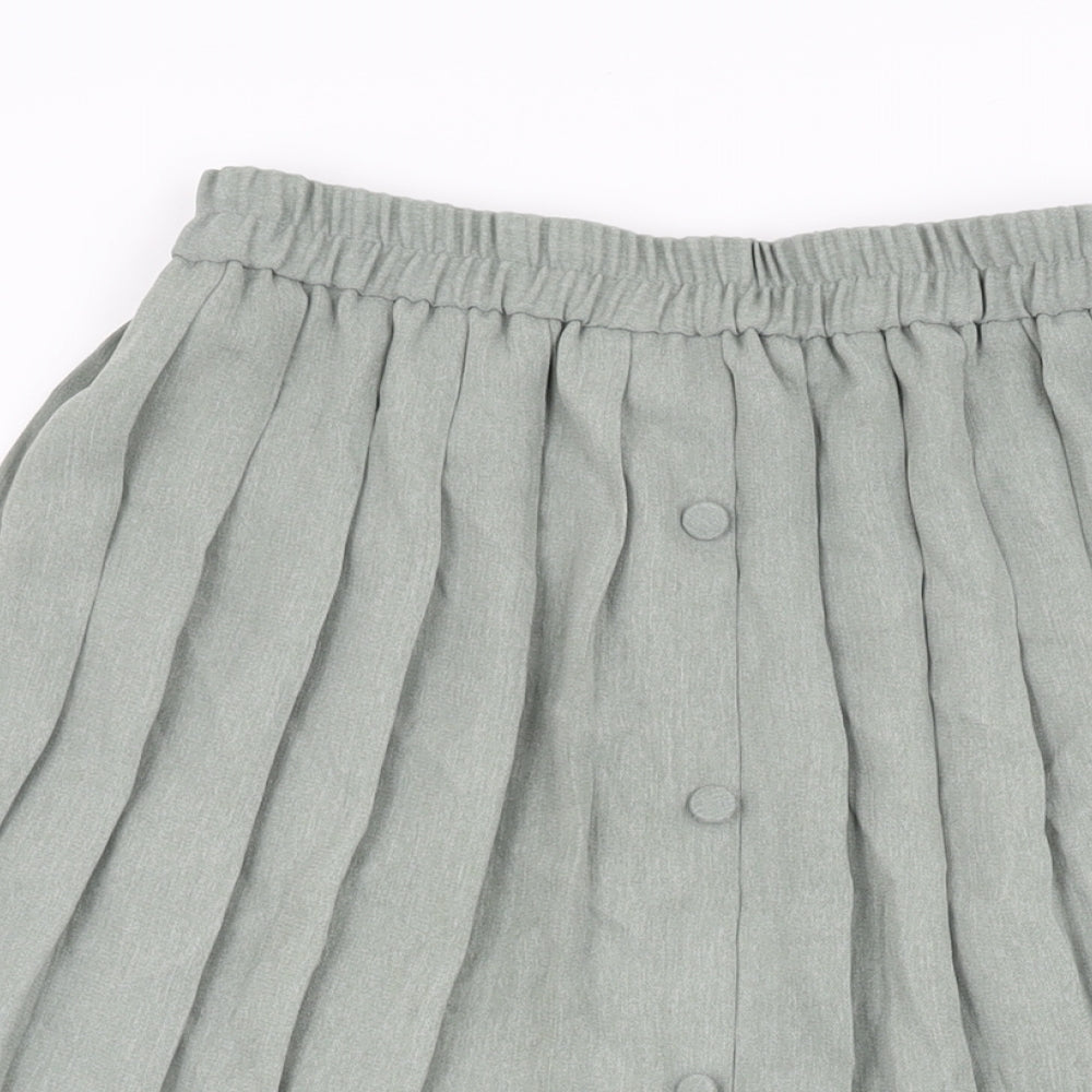 Berkertex Womens Grey Polyester Swing Skirt Size 10