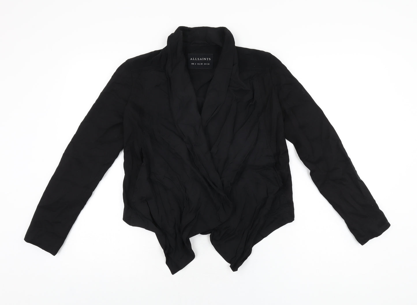 AllSaints Womens Black Jacket Size 4