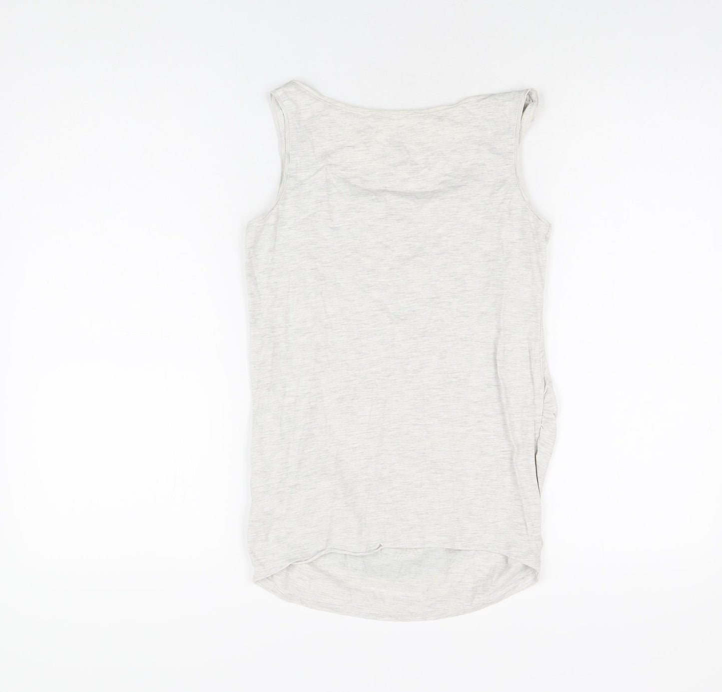 H&M Womens Grey Cotton Basic Tank Size S Scoop Neck - Watermelon