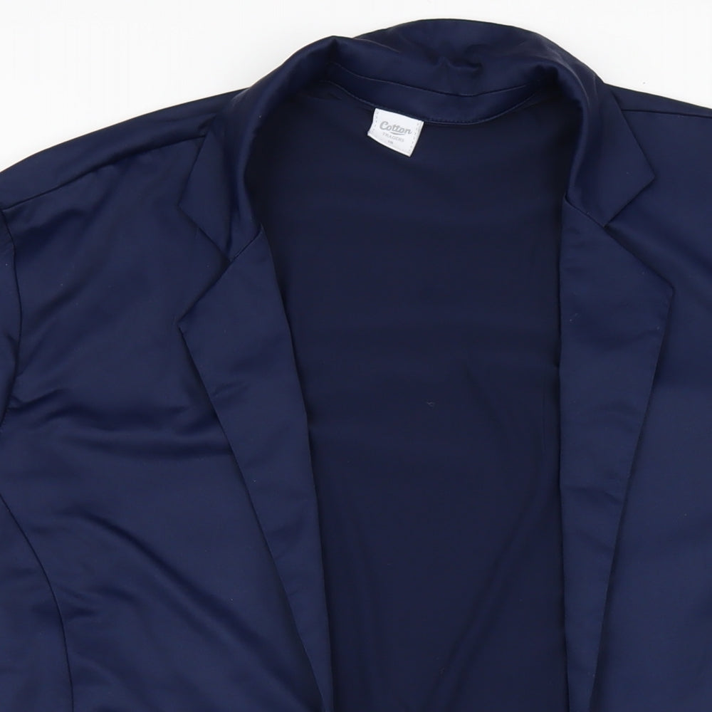 Cotton Traders Womens Blue Jacket Size 18