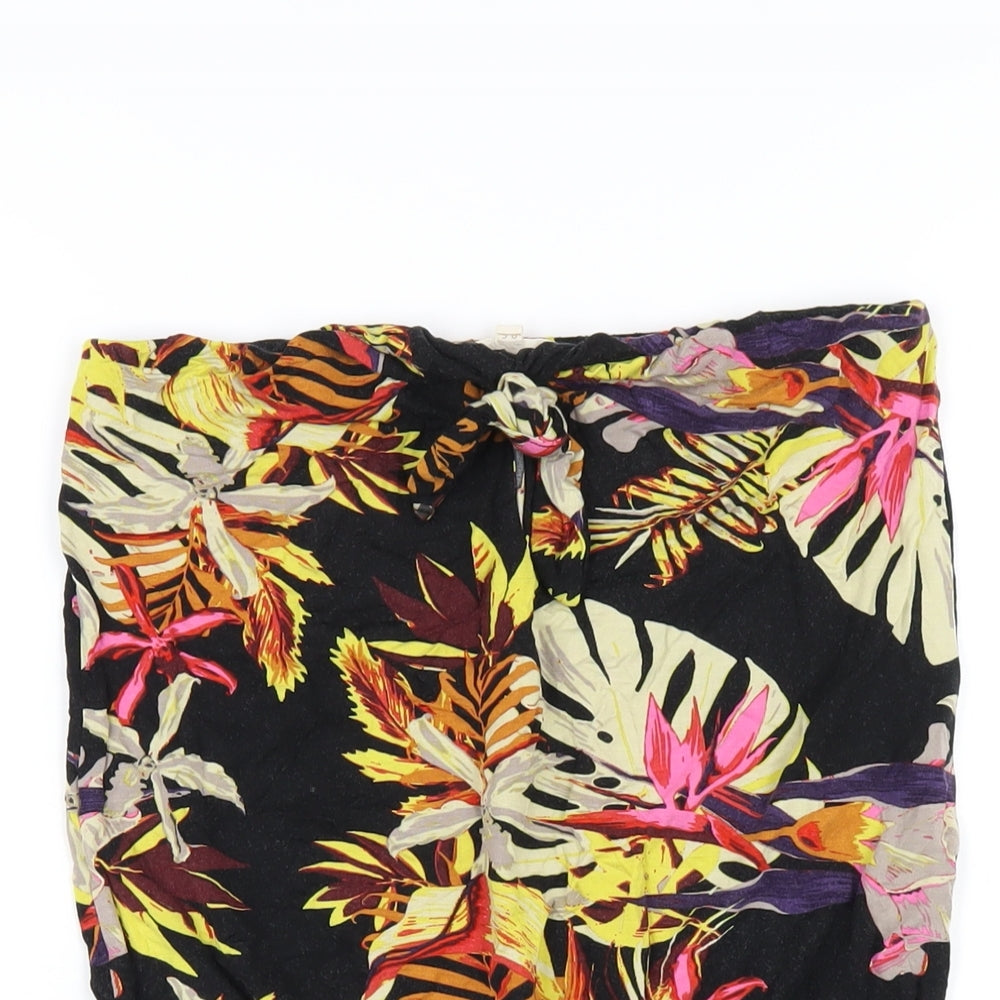 NEXT Womens Multicoloured Geometric Vinyl Playsuit One-Piece Size 8 Pullover