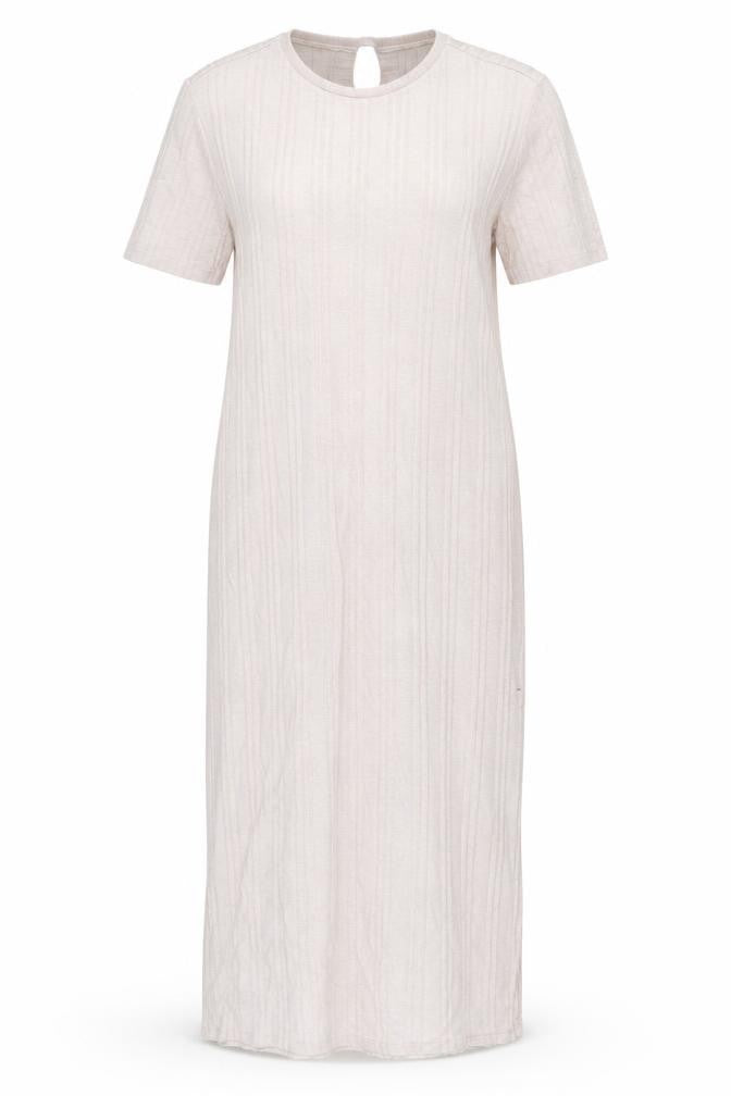 Topshop Womens Pink Polyester T-Shirt Dress Size 12 Round Neck Pullover