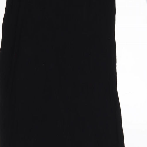 H&M Womens Black Viscose A-Line Size 8 Scoop Neck Pullover