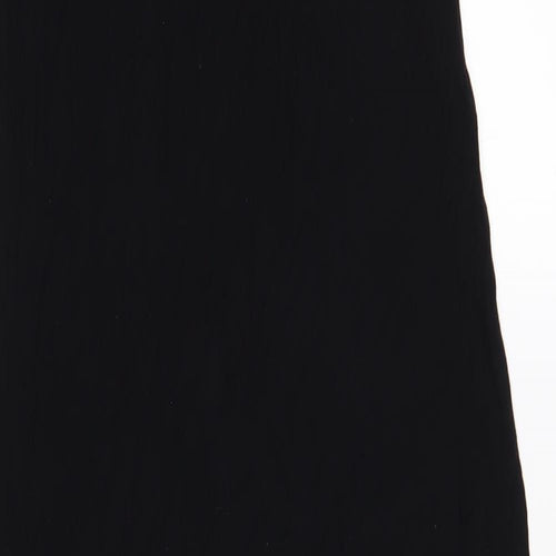 H&M Womens Black Viscose A-Line Size 8 Scoop Neck Pullover