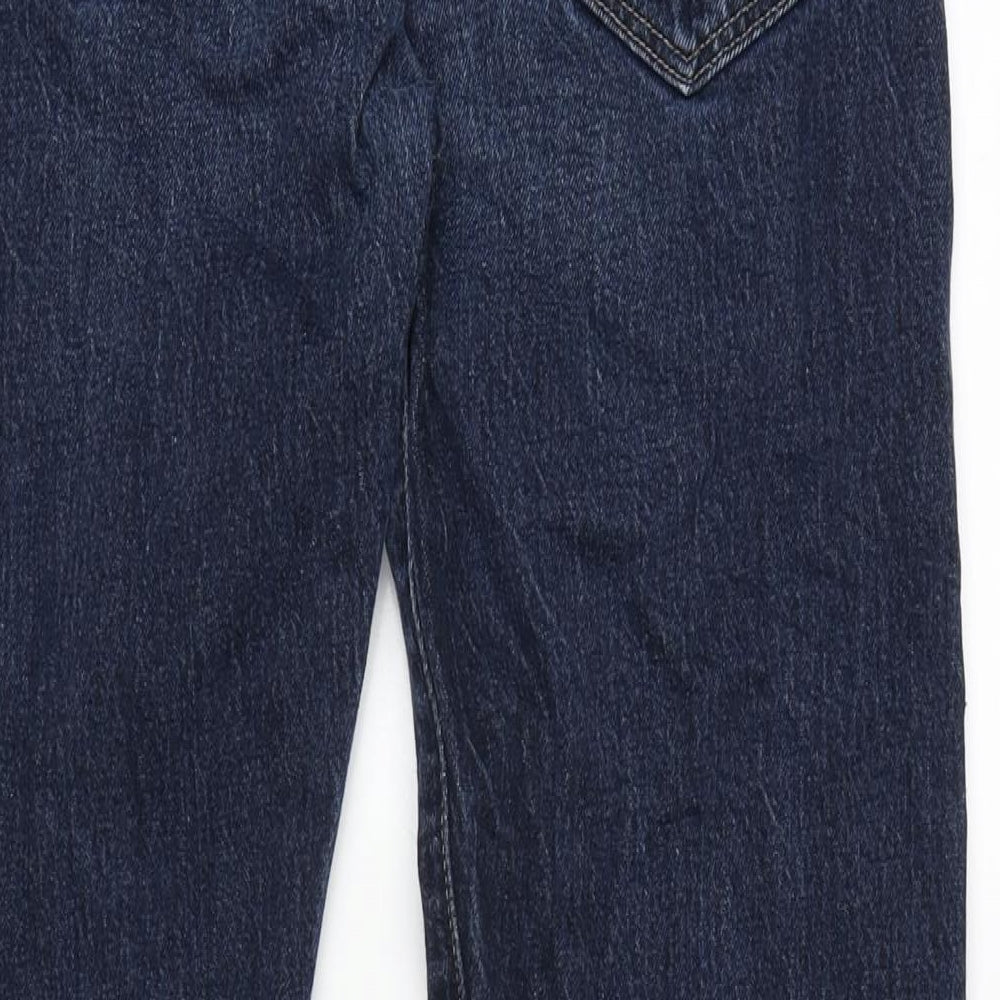 Levi's Mens Blue Cotton Straight Jeans Size 34 in L30 in Regular