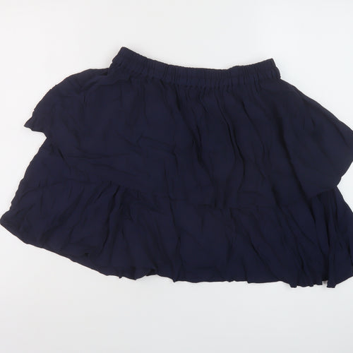 Soaked Womens Blue Polyester Mini Skirt Size XS