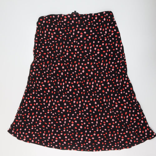 NEXT Womens Multicoloured Geometric Viscose A-Line Skirt Size 18