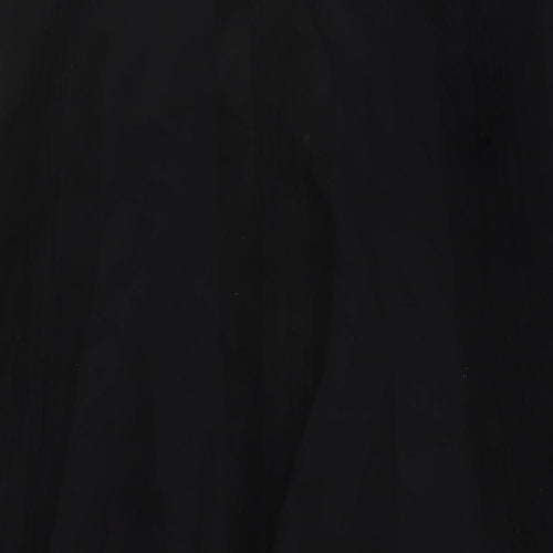 Per Una Womens Black Polyester A-Line Skirt Size 14 Zip