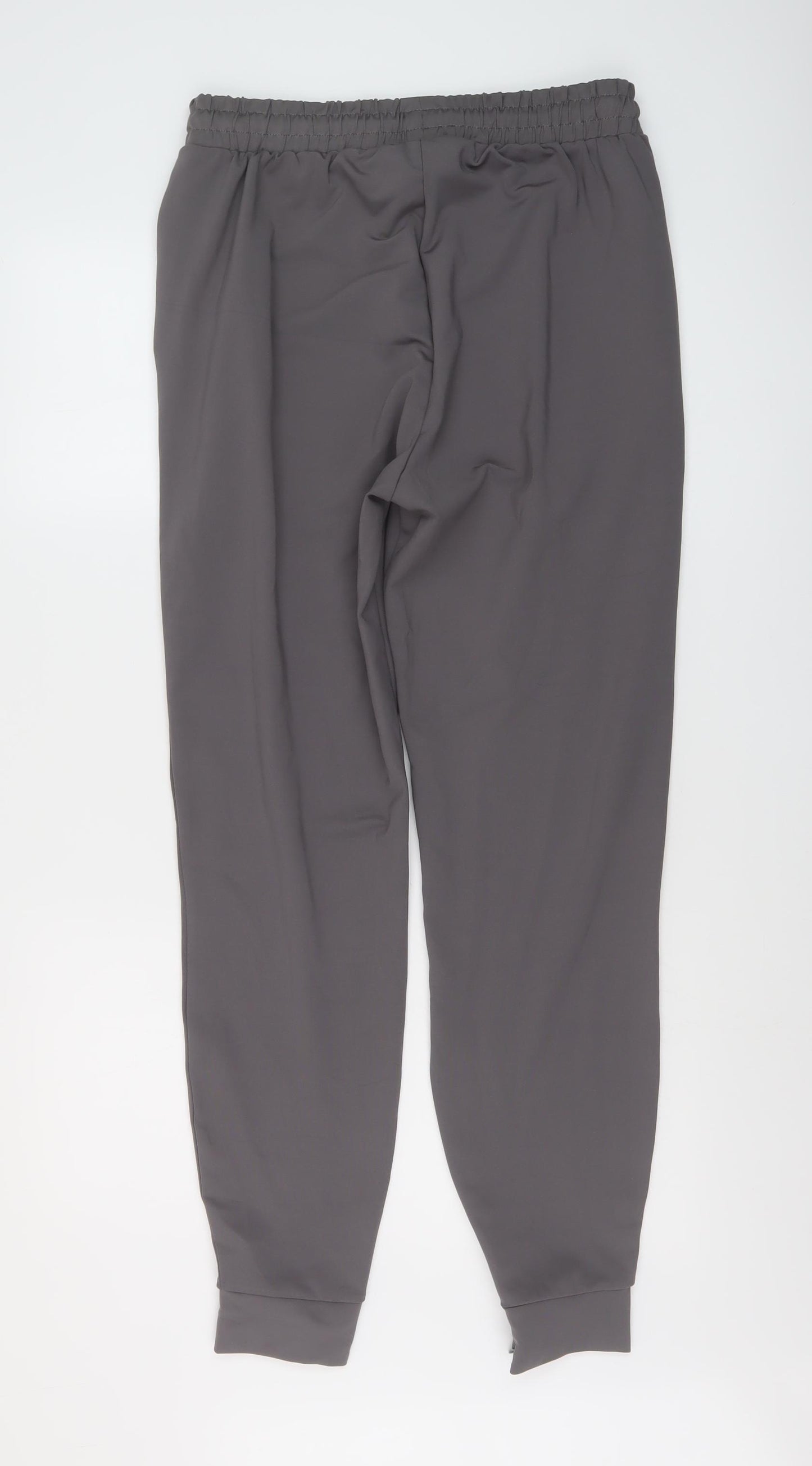 11 degrees Mens Grey Polyester Sweatpants Trousers Size L L30 in Regular