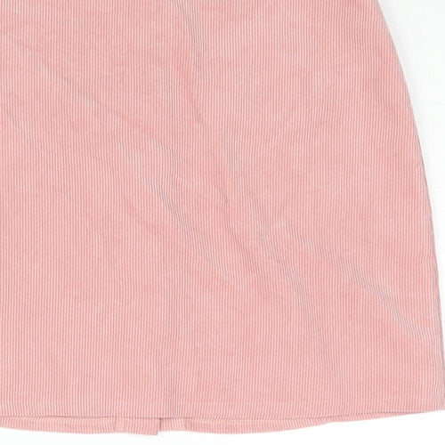 Candy Couture Girls Pink Polyester A-Line Skirt Size 13 Years Regular Button