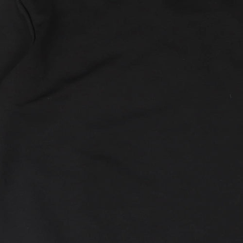 Urban Mist Womens Black Polyester Pullover Sweatshirt Size XL Pullover - Tassle Rhinestone Detail