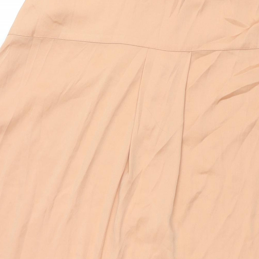 Monki Womens Pink Polyester Shirt Dress Size S Collared Button