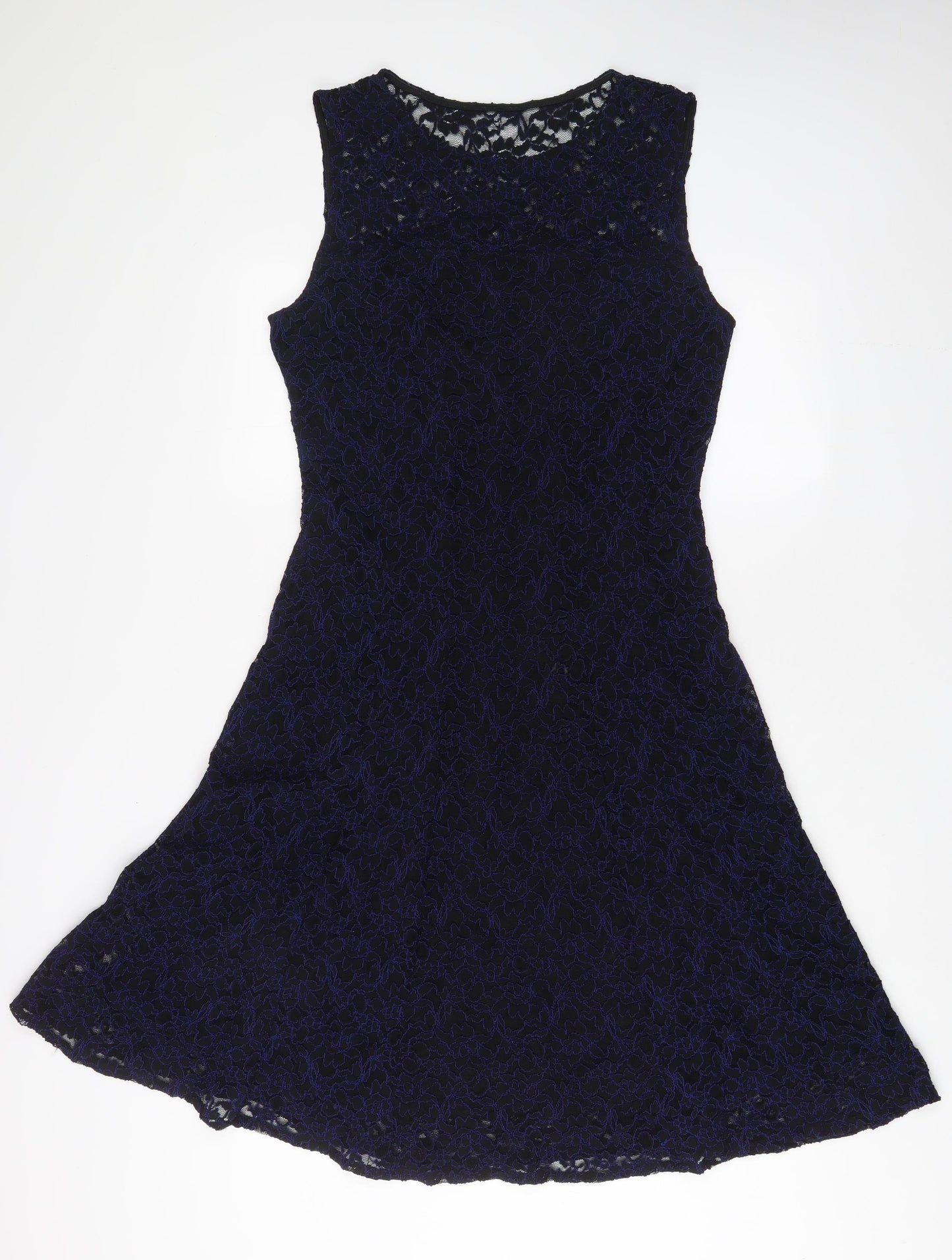 Roman Womens Black Polyamide A-Line Size 16 Boat Neck Pullover