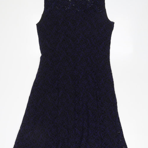 Roman Womens Black Polyamide A-Line Size 16 Boat Neck Pullover