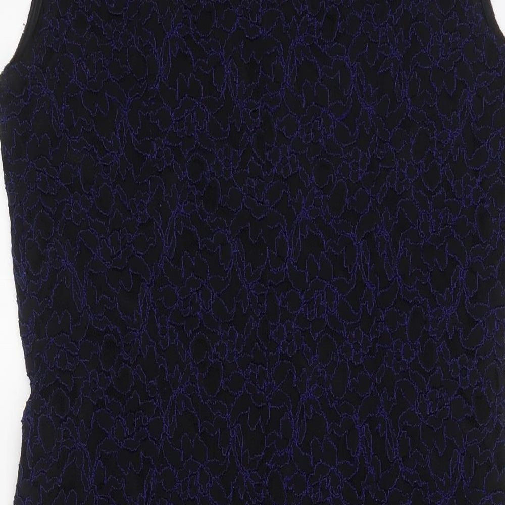 Roman Womens Black Polyamide A-Line Size 16 Boat Neck Pullover