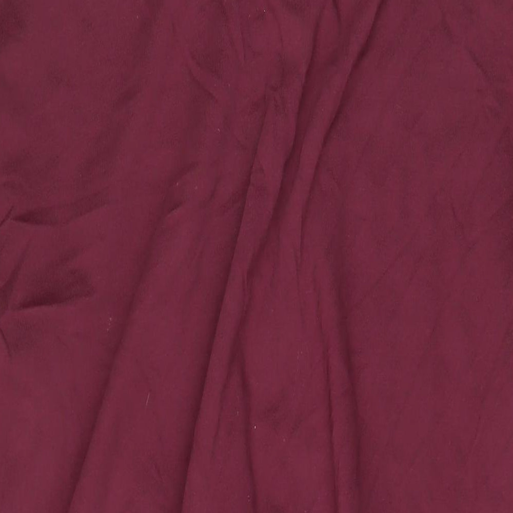 Kin Womens Purple Cotton Jumper Dress Size XL Crew Neck Pullover