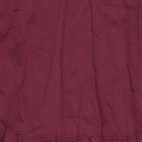 Kin Womens Purple Cotton Jumper Dress Size XL Crew Neck Pullover