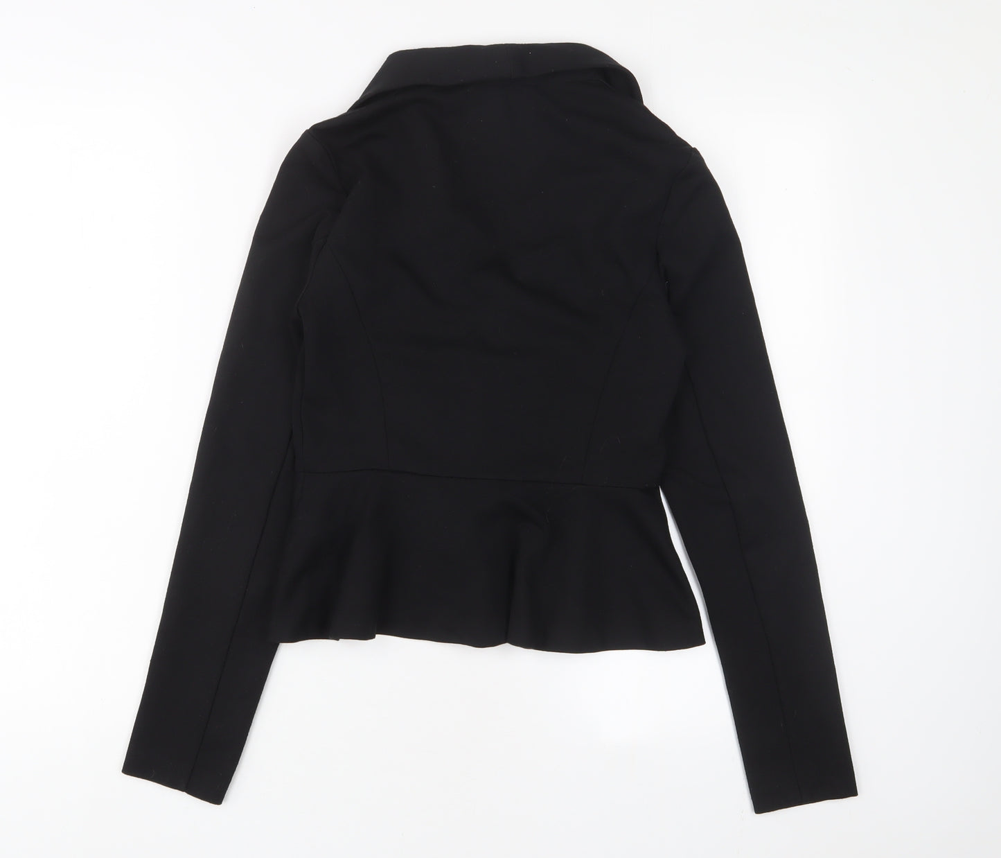 New Look Womens Black Jacket Blazer Size 10 Button