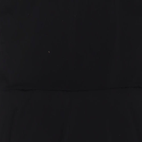 H&M Womens Black Polyester A-Line Size XL V-Neck Pullover