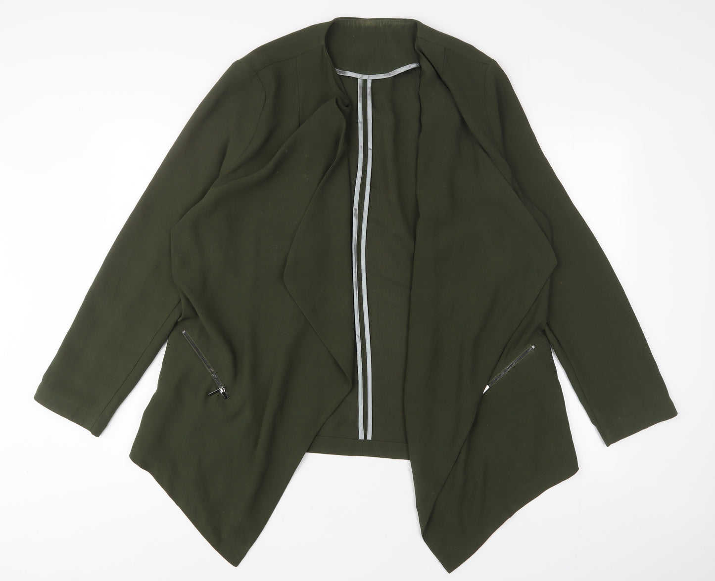 Dorothy Perkins Womens Green Jacket Blazer Size 8 - Open Back