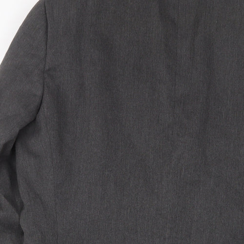 Marks and Spencer Mens Grey Polyester Jacket Suit Jacket Size 38 Regular - Inside Pockets