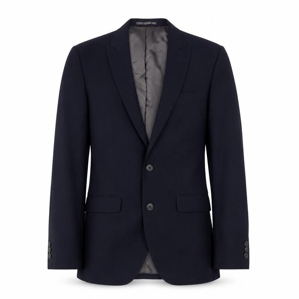 Next Mens Blue Polyester Jacket Suit Jacket Size 34 Regular - Inside Pockets