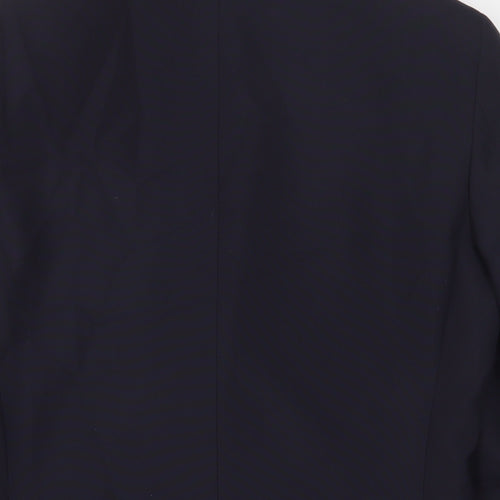 NEXT Mens Blue Polyester Jacket Suit Jacket Size 34 Regular - Inside Pockets